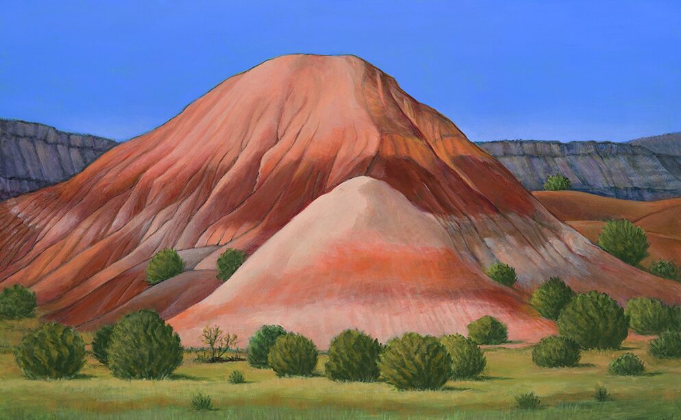 Ghost Ranch Red Hills #1 Acrylic on Canvas 24 x 36