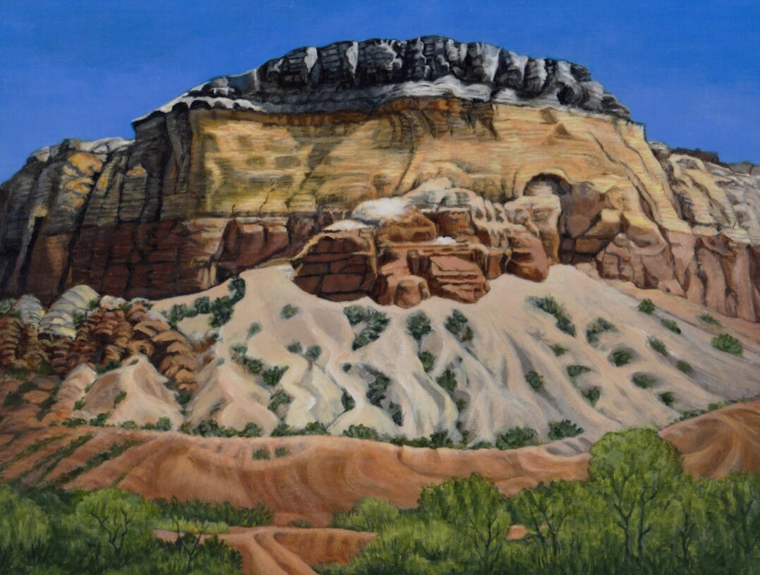 Mesa Crown at Ghost Ranch Acrylic on Canvas 24 x 36