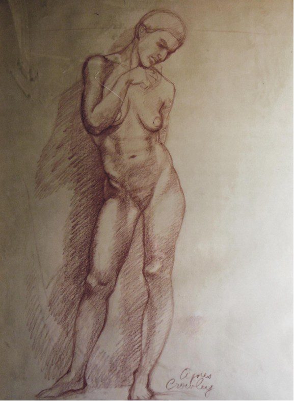 Nude Woman Standing Frontal