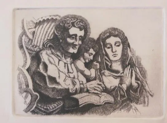 Holy Family Size: 4 x 5