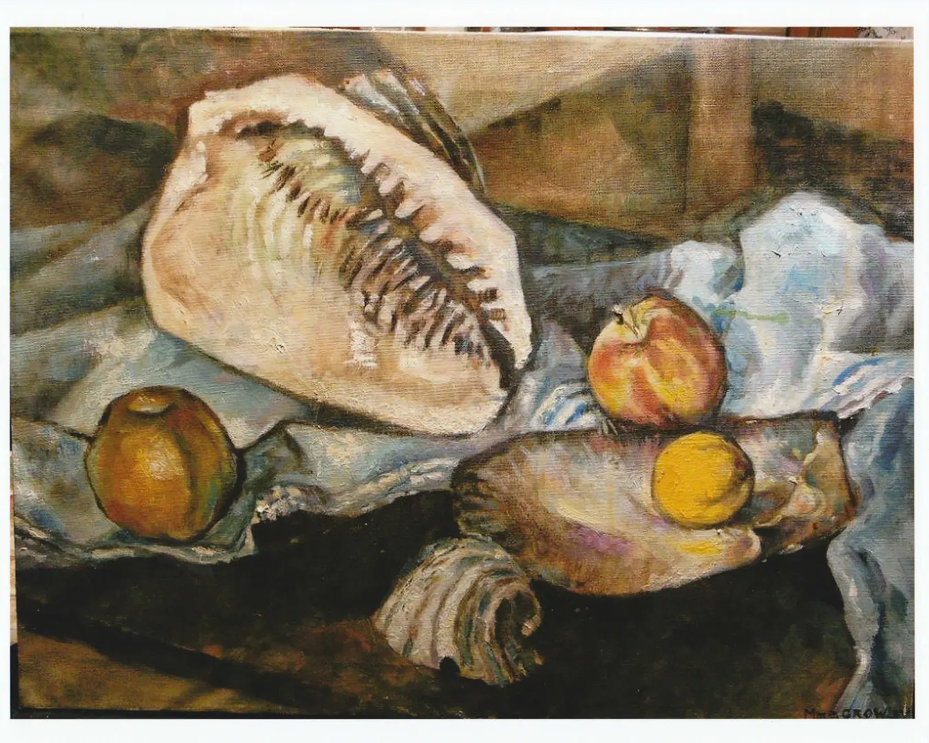 Still Life With Shell and Fruit